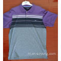 Garengeverfde herenpoloshirts met korte mouwen